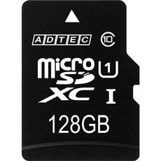 Adtec microSDXC 카드 128GB UHS1 SD 변환 어댑터 첨부 AD-MRXAM128GU1