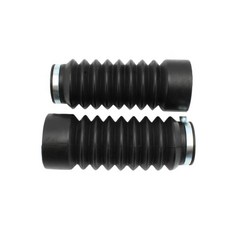 오토바이 프론트 포크 커버 블랙 고무 보호, 1. Black