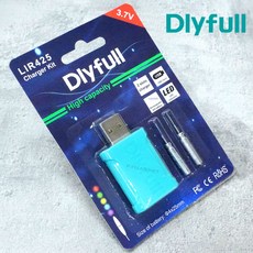 딜라이풀 USB CR425 충전기 + 전지세트 민물 케미 전지 충전기, 1세트