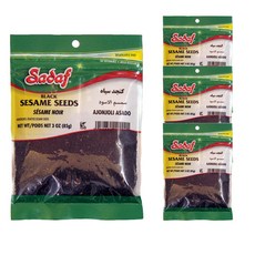사다프 블랙 세서미 씨드, 85g, 4개