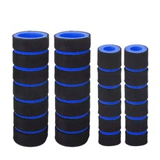 락모터스 오토바이 핸들 브레이크 스펀지그립 핸들그립 손잡이, 1세트, 블루