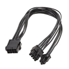 편리한 전원 어댑터 케이블 CPU PCIe 8핀 - 8+4핀 어댑터 변환기 케이블
