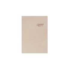 珠友 2027年B6/32K週誌+筆記 BC-50742, 01奶茶, 1個