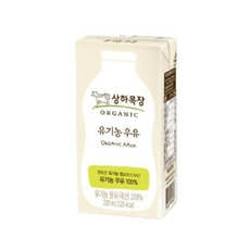상하목장 유기농 우유, 200ml, 48개