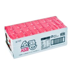 소와나무 동원 스콜 사과 180mlx24개 과즙음료 과일주스, 3개, 180ml