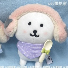 娃衣 娃娃衣服 棉花娃娃配飾 超萌小熊毛絨耳罩 10cm娃用 冬日娃娃穿搭裝飾配件 臺灣出貨, 1個, 隨機色甜品夾1個