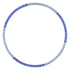 소하피 홈트레이닝 뱃살 다이어트 뷰티라인 간편조립 무게조절 프리미엄 기본형 훌라후프 1kg, 블루그레이