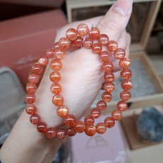 【泰福水晶 Tai Fu】金太陽圓珠手鍊, 1個, 7MM