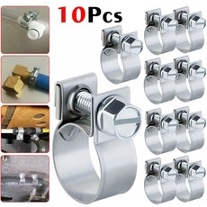 10PCS 호스 클램프 라디에이터 도구 라인 JUBIL 클립 미니, 02 15mm-17mm