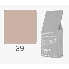 컬러 줄눈시멘트 푸가벨라 3kg 케라콜 타일 줄눈시멘트 메지 Color 39, 1개