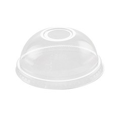 C 투명컵뚜껑 구멍뚫림돔형 14oz 92파이 50개입, 1개