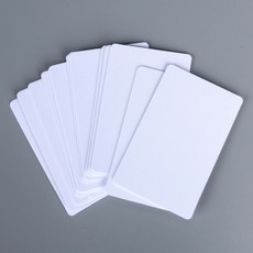 플라스틱 PVC 화이트 카드 pvc카드 플라스틱카드 백카드 공카드 화이트카드