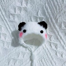 햄스터옷 모자 패션 사진 의상 의류 동물 망토 복장 친화적 고슴도치 촬영 내구성 수제 애완, XS 직경 2cm, 레드 팬더