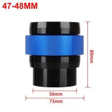 오토바이 포크 오일 씰 설치 도구 프론트 포크용 중형, 1개, 4. 파란색