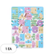 비앤씨 모여라 뽀로로 한글 판자석, 1개, 37피스