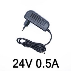 1PCS 24V0.5A AC 100V-240V 변환기 스위칭 전원 어댑터 DC 24V 0.5A 500mA Universla 공급 장치 EU 플러그, 01 24V 0.5A EU Plug, 1개