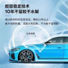 隱形車衣 全車身透明保護膜 防刮蹭 10年長效穩定, 7.5進口TPU透明厚度ML需要1米, 1個