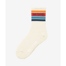 [아웃도어프로덕츠키즈] 아웃도어 프로덕츠 [OD245AAO02] 라인 컬러 장목 양말 (아이보리)