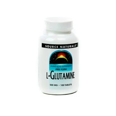 SOURCE NATURALS L-谷氨酰胺錠 500mg, 100顆, 1罐