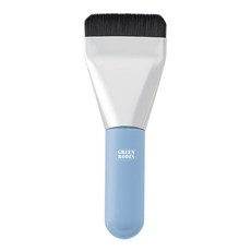 그린로댕 미니스파츌라브러시 파운데이션 브러시 휴대용 여행용, 1개, 단일