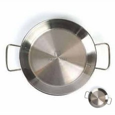 [마누상점] 스테인리스팬 빠에야그릇 감바스그릇 빠에야냄비 9호 34cm