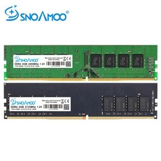 SNOAMOO Intel 컴퓨터 RAM용 새 데스크탑 PC DDR4 8GB 2133-2400MHz CL15 PC4-17000S 1.2V 2Rx8 288핀 DIMM 평생 보증, 보여진 바와 같이, 4G 2133MHz, 1개