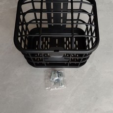 電動自行車前置車筐, 黑色,車筐+蓋子+螺絲包, 1個