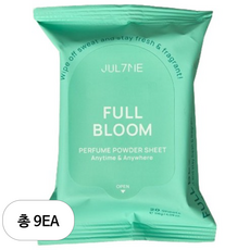 줄라이미 퍼퓸 파우더 시트 풀블룸 20매입, 20g, 9개