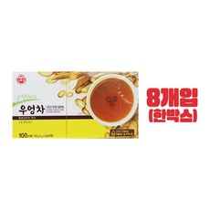 오뚜기 힐링타임 우엉차 100g (1gx100T) 8개, 100개입, 1g