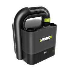 WORX 충전식 베어툴 휴대용 청소기, 검정, WU030.9