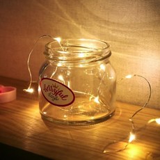 와이어전구 웜색 크리스마스 LED 건전지포함 트리전구