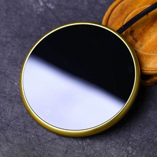 따뜻하고 예쁜 100도 티 미니 온열 온도유지 끓이는 커피 워머 차 머그 가열 인덕션 컵, Q. 황금 열 절연 코스터 물 끓지 않음, 1개