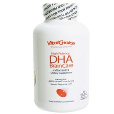 VitalChoice 無麩質無糖DHA保健軟膠囊 1040mg, 1個, 180 件
