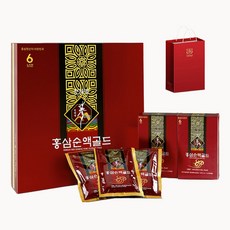 천제명 6년근 홍삼순액골드 80ml x 60포 + 쇼핑백, 60회분, 60개