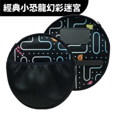 Gozilla 數位迷彩 免鑽孔 車廂置物袋 巧納袋 夾層收納 SYM DRG KRN KRNBT 通用, 1個, 經典小恐龍幻彩迷宮,DRG 158