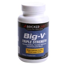 Bricker Labs 빅-브이-트리플 스트랭쓰 캡슐, 90개입, 1개, 90정