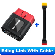 2026 킹볼렌 에디아그 링크 올 시스템 10 리셋 OBD2 스캐너 FCA CAN FD 양방향 도구 PK 엘리트 AIOBD 미니, 02 Ediag link cable, 03 5PCS, 01 China Mainland