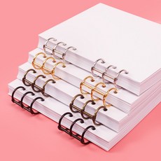 꾸미소 3공 루즈링, 블랙, 30mm