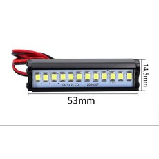 RC 遙控車 LED 燈條 149mm 白色, 黑色, 1個