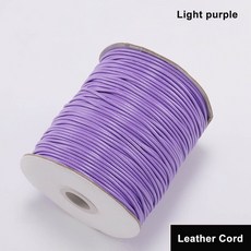 1/1.5mm 칠 로프 실 끈 왁스 코드 용품 보석 꼬임 만들기 면 10m 가죽 팔찌 구슬 2mm 마크라메 공예, 1개, 17 light purple