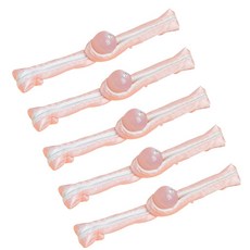 5개 전통 재봉 버튼 청삼 버튼 중국산 걸쇠 구슬 버튼, 오렌지색 파우더더