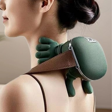 굿라이프 효도손 무선 목어깨 마사지기, 그린, 어깨목안마기