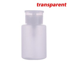 1개 여성용 액체 60ML 매니 클린 아세톤 펌프 디스펜서 용기 네일 폴리쉬 리무버, [04] transparent
