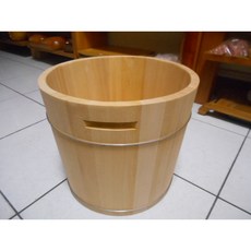 木製泡腳桶, 檜木色, 1個