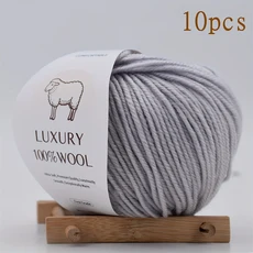 5개입 대형 울사 DIY 크로셰 & 니팅용 - 스카프용 부드럽고 따뜻한 울사 니팅 & 크로셰용 울사 250g, 04 03