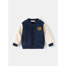 男童棒球服外套針織開衫春秋款，新款童裝寶寶小童秋裝