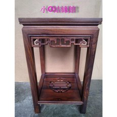 小o結緣館 仿古工藝 增添居家文化氣息, 1個, 40x40x68, 雞翅木花台