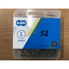 KMC S1 高強度單速鏈條112目，附快扣，適用於場地車/單速車, 1個