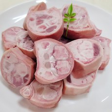 한성미트뱅크 한돈 돼지족 미니족 단족 통족 족발 생족발 1kg 우시산한돈 냉동, 1개, 절단족 (가로컷팅)