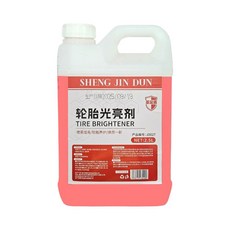 SHENG JIN DUN 輪胎增亮劑 汽車輪胎清潔保養, 1個, 2L
